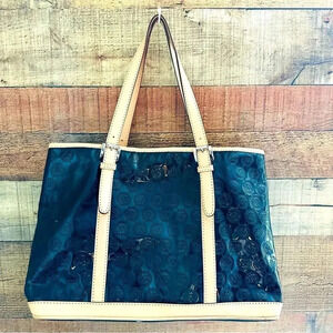 Micheal Kors Patent Leather Signature Large Tote